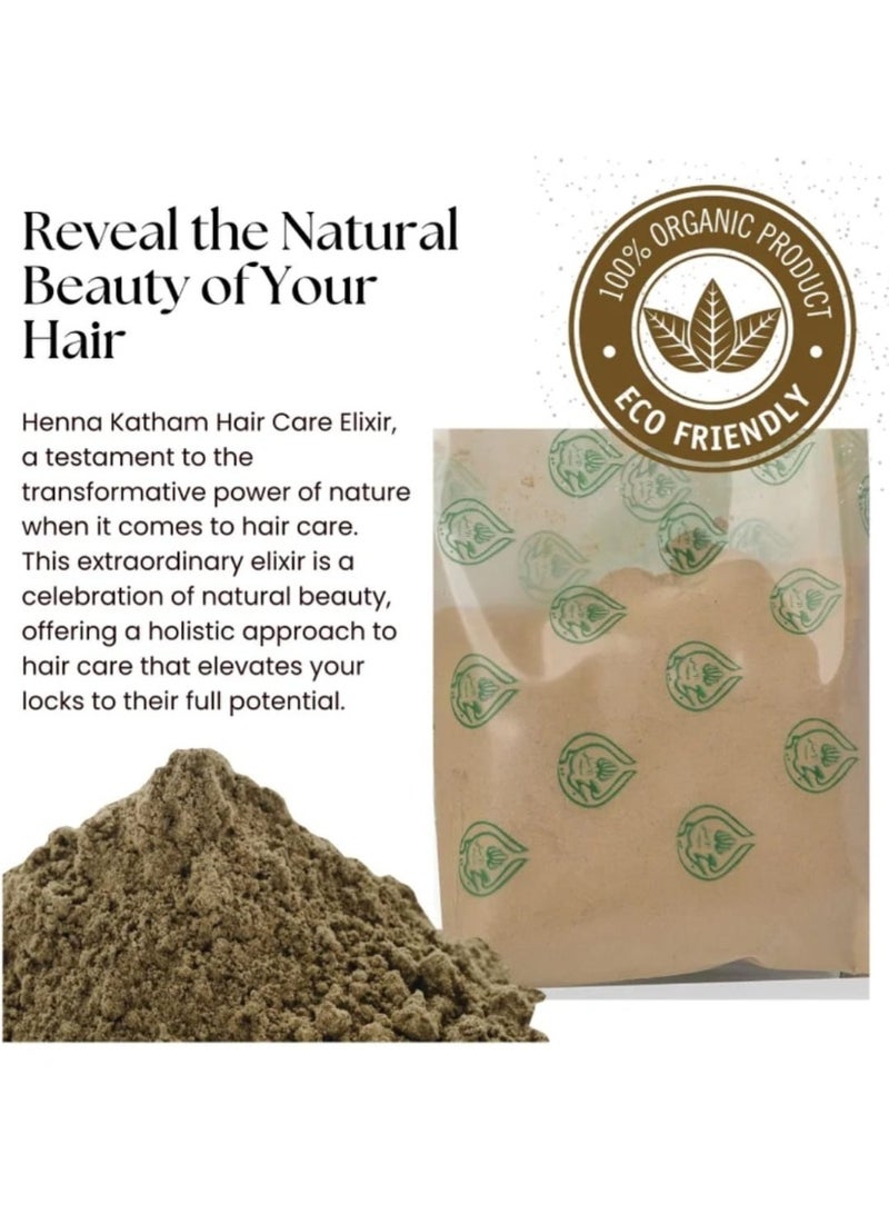 OGAILI Henna Katham Powder Hair Mask - strengthen the hair strands - Promotes Hair Growth & Reduces Oiliness - Chemical-Free Treatment - All Hair Type 100gm - Image 3