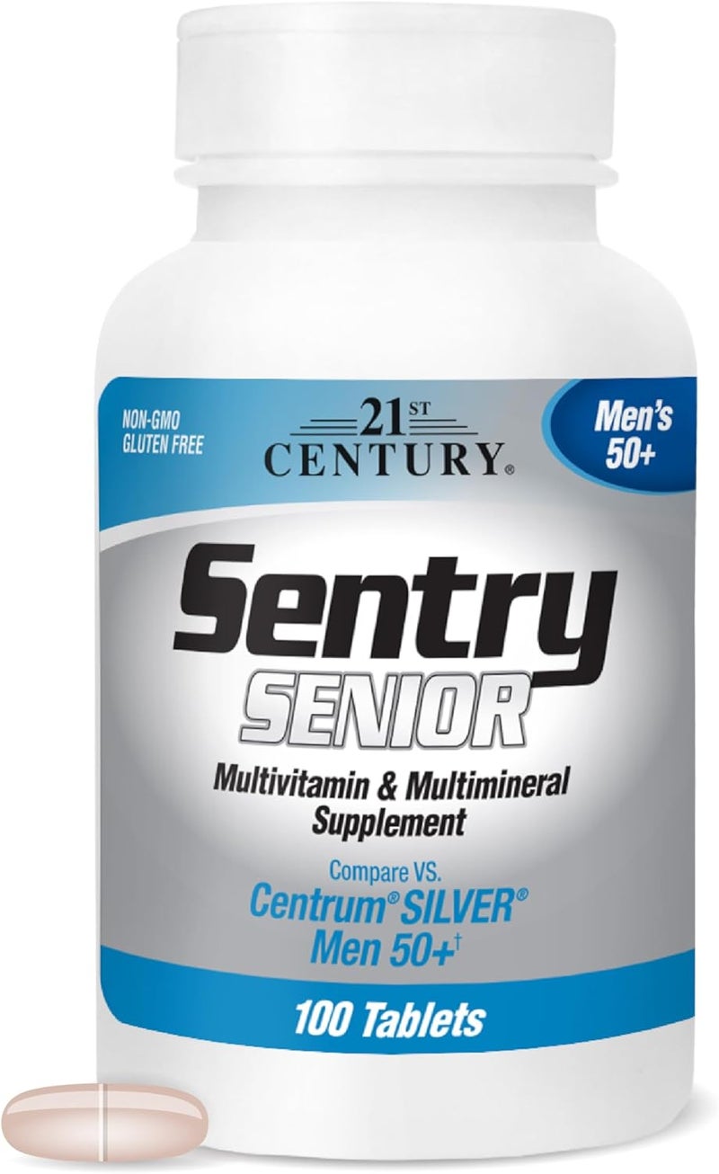 21st Century Sentry Senior Multivitamin Tablets for Men 50+ - Image 1