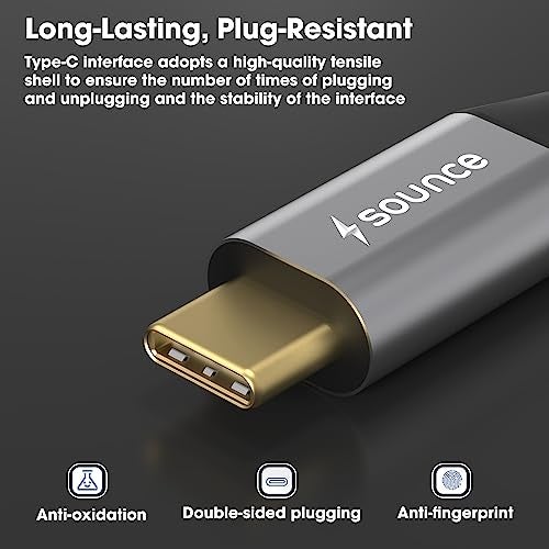 Sounce Type C to HDMI Adapter, Type C to 4K Adapter (Thunderbolt 4 Compatible) with Video Audio Output for MacBook pro laptops, Compatible with All Smartphones and Tablet (Grey) - Image 5