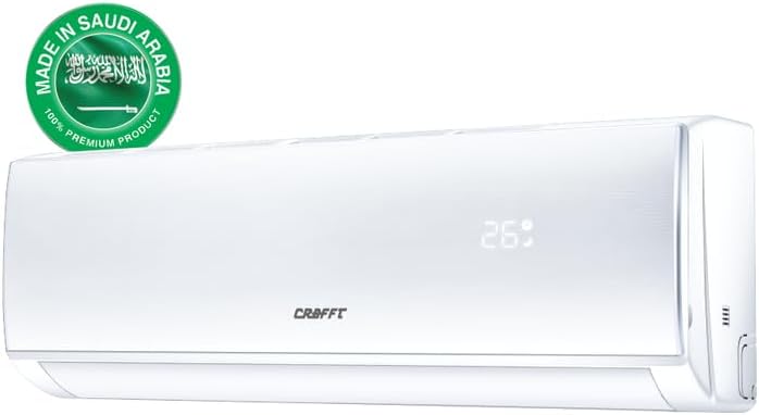 CRAFFT 18000BTU Fast Cooling Split Air Conditioner, White - Image 2
