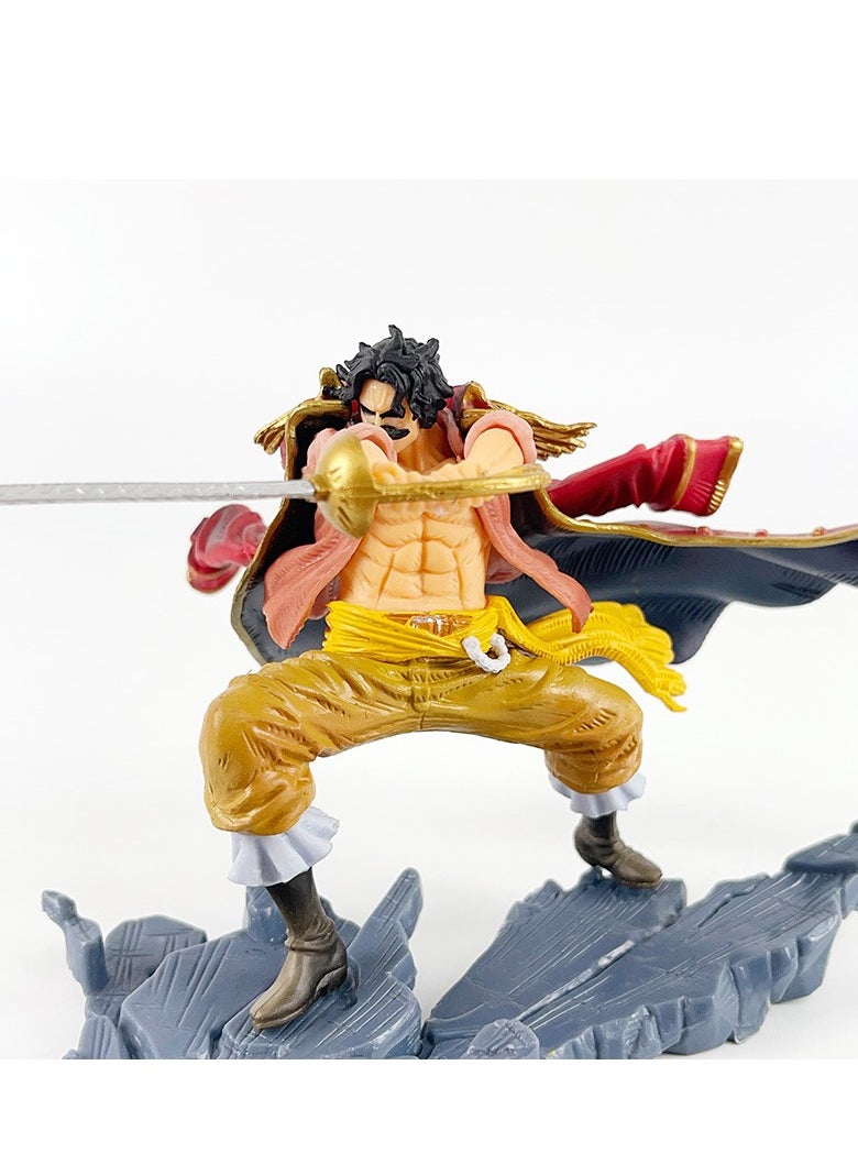 Generic - One Piece Father Whitebeard vs Roger Resonance Battle Scene Anime Figure Statue – PVC Collectible Display - Image 1