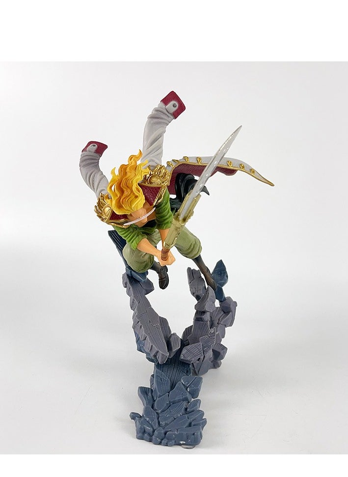 Generic - One Piece Father Whitebeard vs Roger Resonance Battle Scene Anime Figure Statue – PVC Collectible Display - Image 1