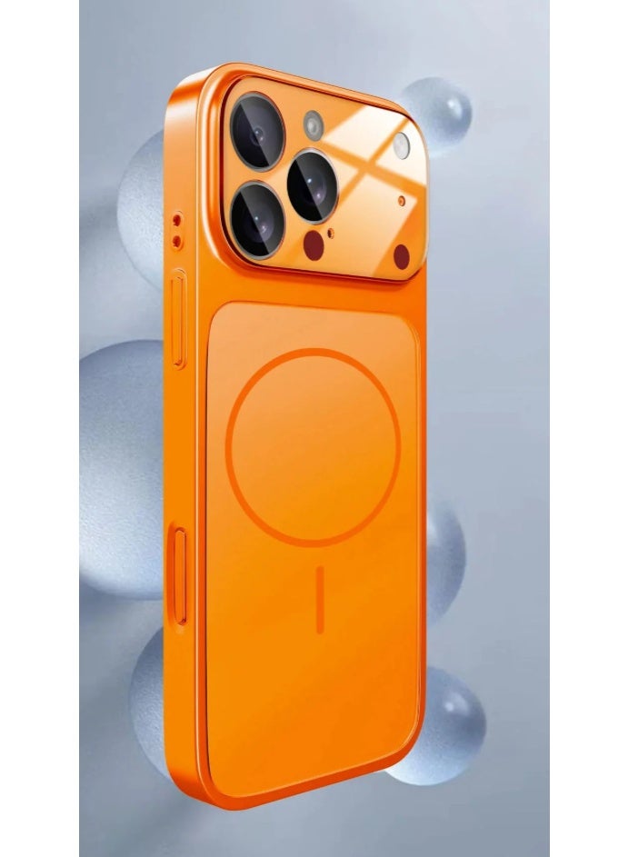 Desert iPhone 15 Pro Max Case Compatible with MagSafe, Ultra Slim Military-Grade Drop Protection Camera Control Protective Case – Orange - Image 3