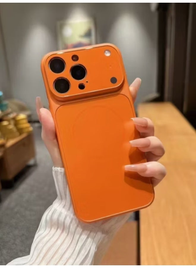 Desert iPhone 15 Pro Max Case Compatible with MagSafe, Ultra Slim Military-Grade Drop Protection Camera Control Protective Case – Orange - Image 1
