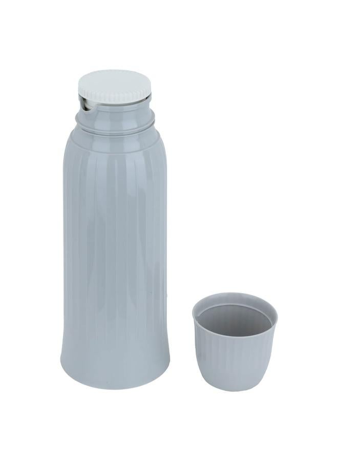 هيليوس ترمس حراري زجاجي سعة 750 مل رمادي - Image 2