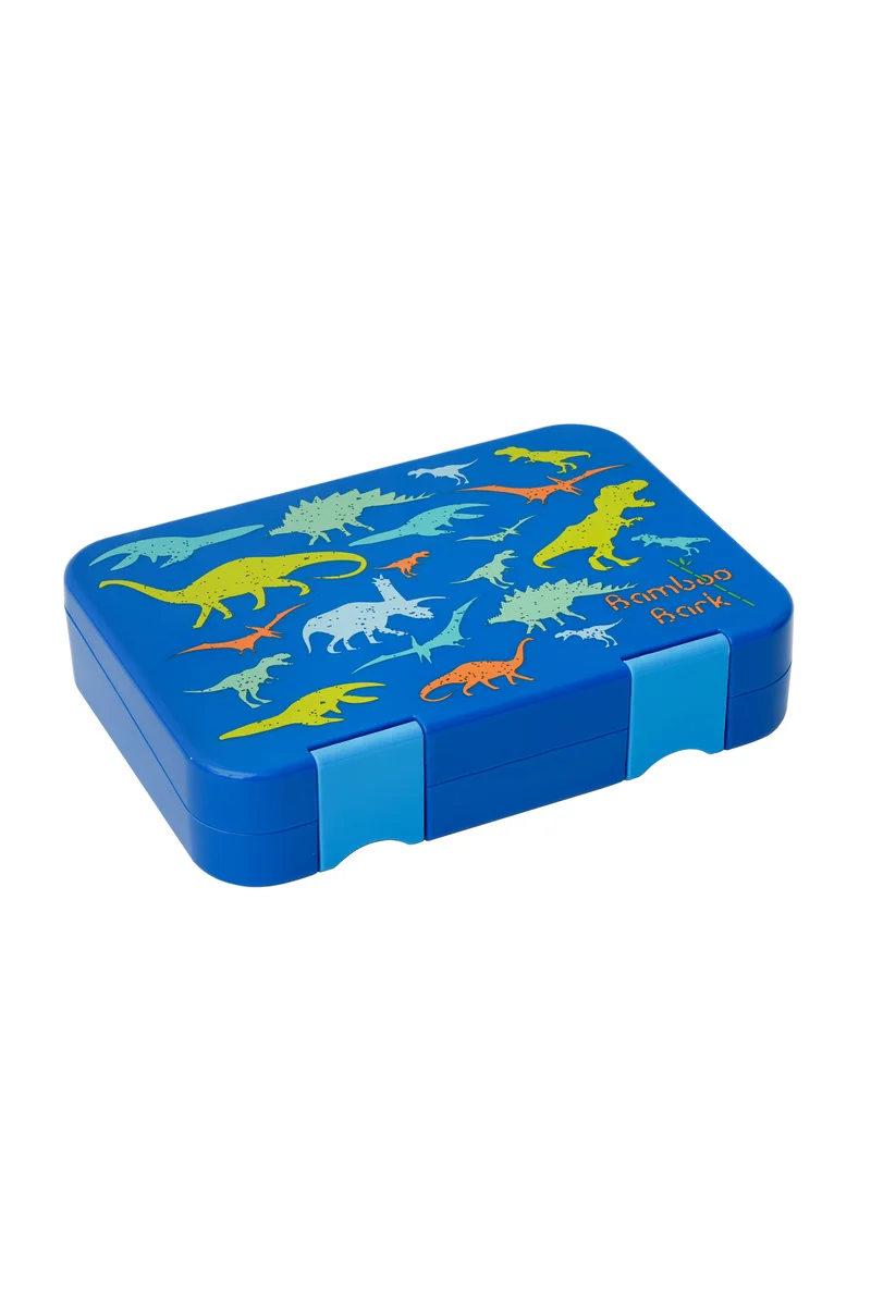 Bamboo Bark Bamboo Bark childrens kids tritan lunch box, bento, snack box with compartments for school nursery toddler lunchbox