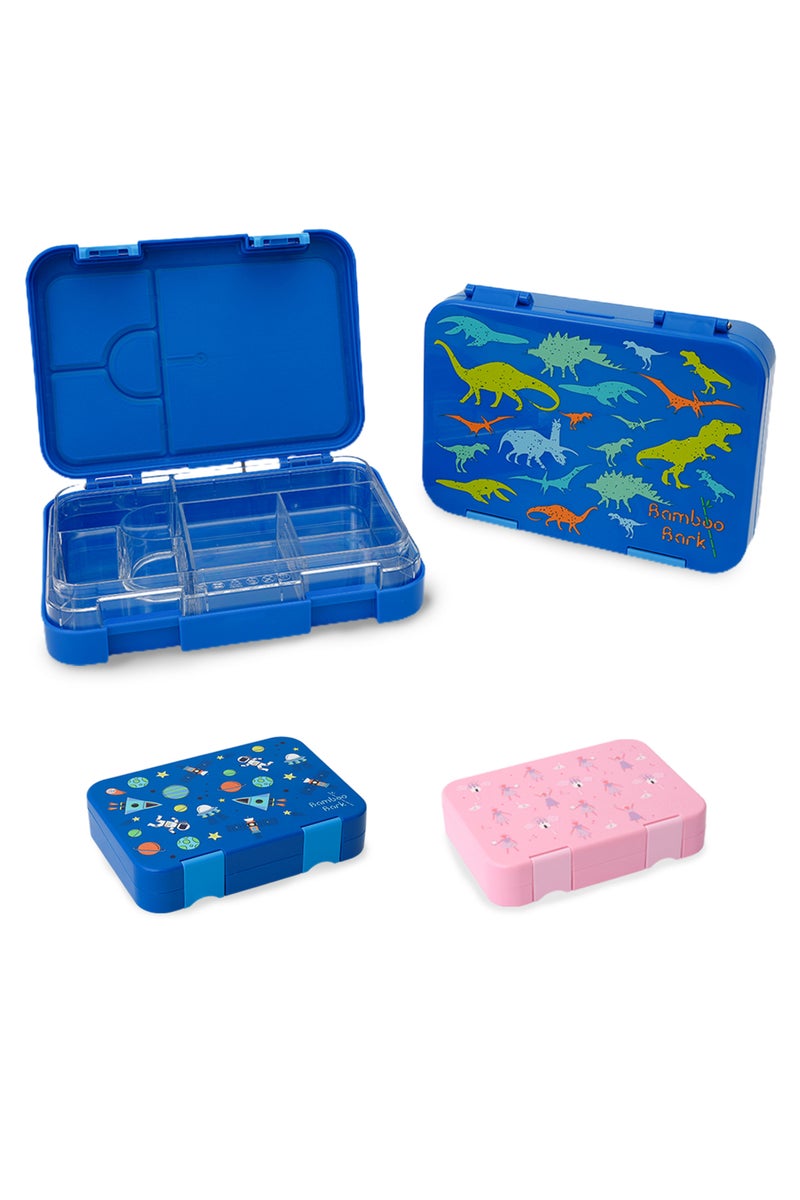 Bamboo Bark childrens kids tritan lunch box, bento, snack box with compartments for school nursery toddler lunchbox - Image 3