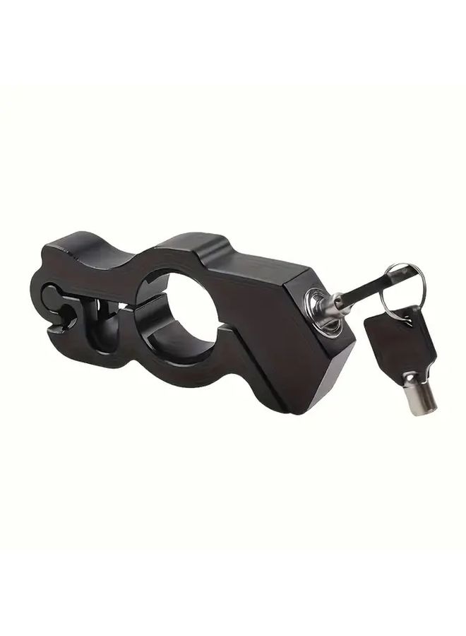 1pc Synthetic Gemstone Blue Anti-Theft Handlebar Throttle Lock Compatible with Electric Bicycles Motorcycles and Scooters Compact Design Sturdy Material Reliable Mechanism for Scooter Owners - Image 5
