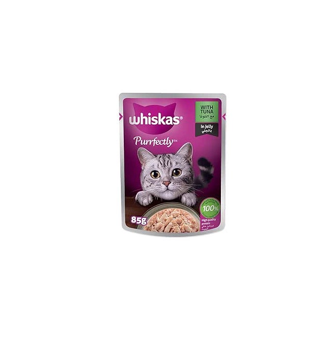 Whiskas Purrfectly Adult Cat - Tuna - Pouch - 85g