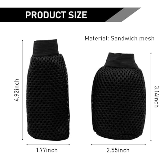 rayihni 2 PCSSet Car Gear Shift Knob Cover  Car Handbrake Cover AntiSlip Car Gear Shift Handle Handbrake Cover Gear Cover Set Universal for Most Cars - Image 2