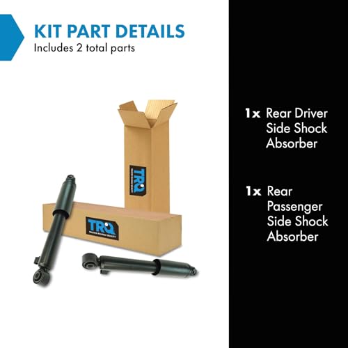 TRQ Rear Shock Absorber Set Compatible with 2007-2012 Hyundai Santa Fe Veracruz 2011-2013 Kia Sorento - Image 2
