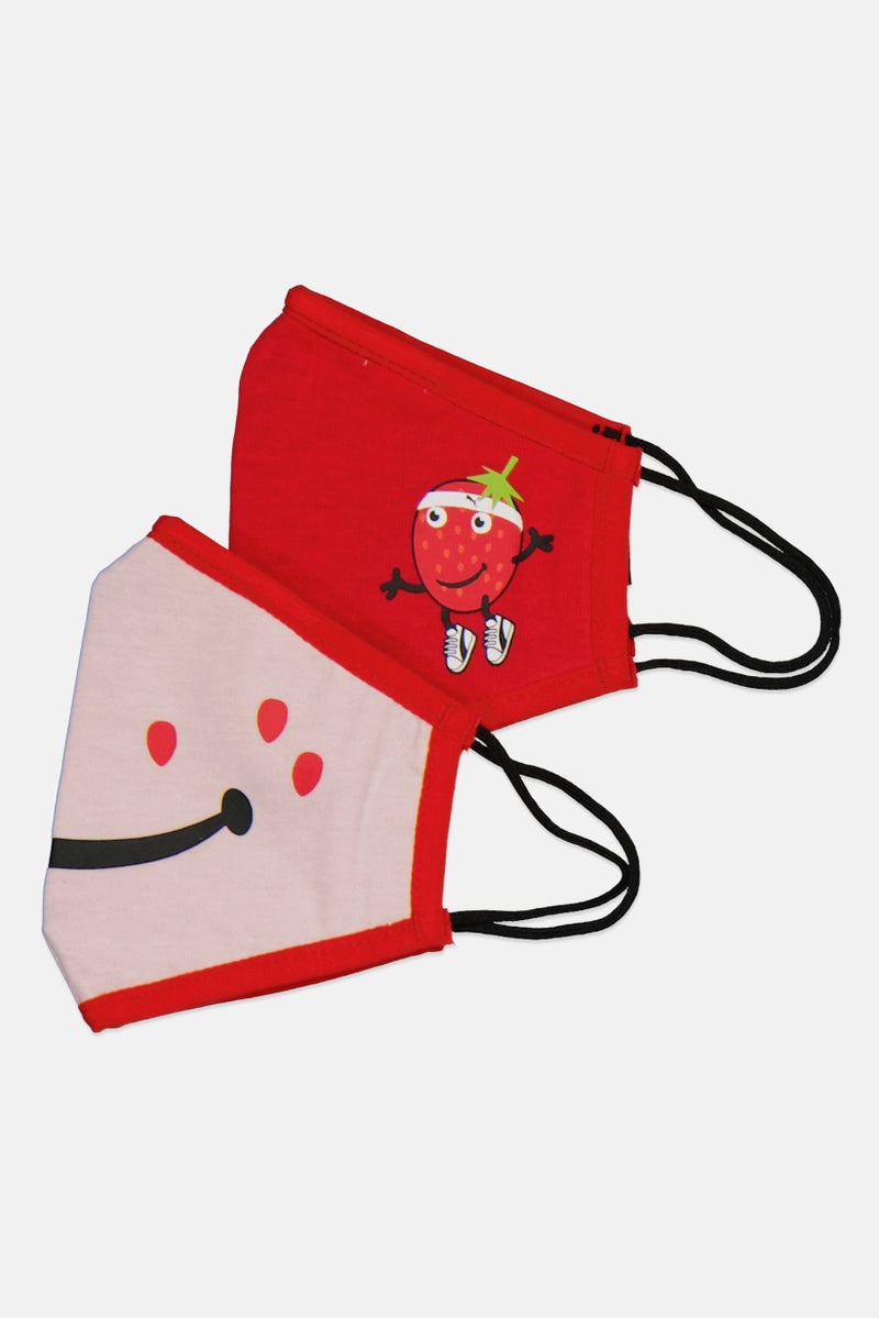 PUMA Women 2 Pc Adjustable Strap Face Mask, Multicolor - Image 2