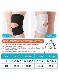 KASTWAVE Knee Brace with Side Stabilizers Relieve Meniscal Tear Knee Pain ACL MCL Arthritis, Breathable Adjustable Knee Support Suitable for Men and Women with Sports Injuries  - Image 5