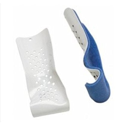WristForearm Splint Procare Colles AluminumFoam Right Hand WhiteBlue Medium 7972125 Sold Per Piece
