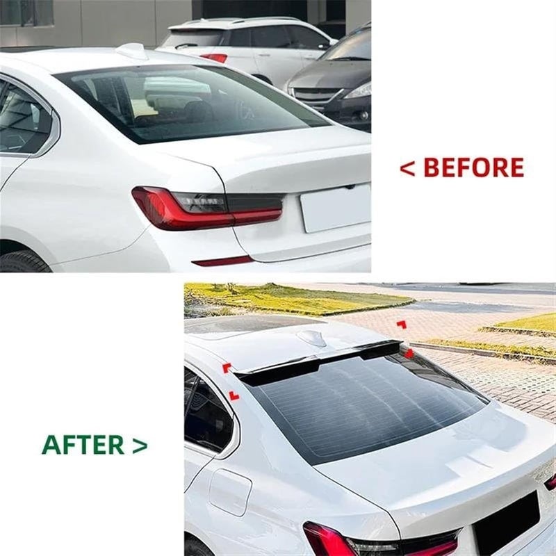 DEMULAX Carbon Look Rear Spoiler for BMW 3 Series - Image 4