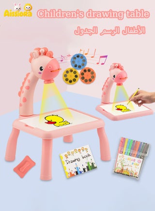 3-in-1 Children's Projection Painting Table, Multifunctional Drawing Table, 32 patterns, Painting playset, parent-child interaction, Educational toys - pzsku/Z3BC4FACD5DA9E805BED5Z/45/1746426091/ea76f6c4-2bc3-4ce8-a673-c870a9f72b35