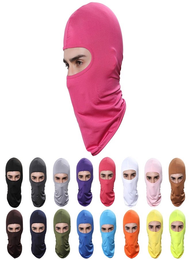 Pukavt Balaclava Face Mask, Ski Mask for Men Women, UV Protection Windproof Scarf for Motorcycle Snowboard Cycling Pink - Image 1