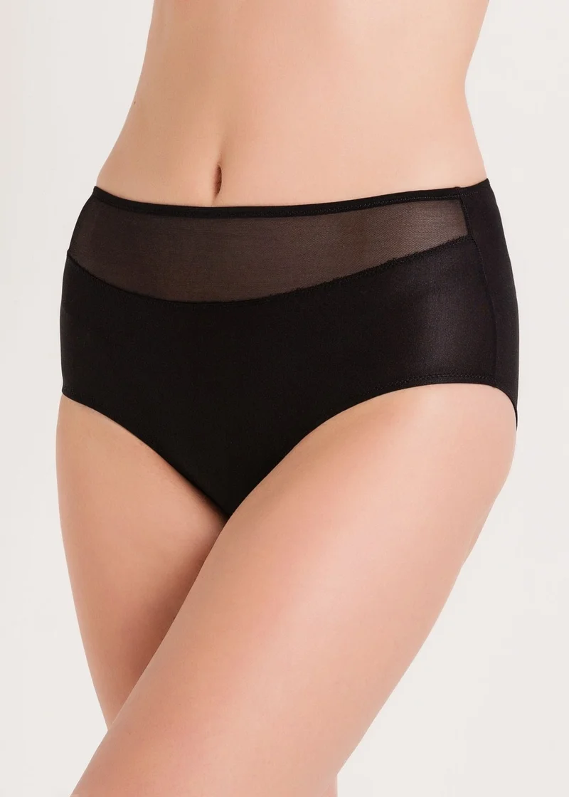 ماجيك فورم 783 - Wide-Edged High Waist Tulle Panties (1783)