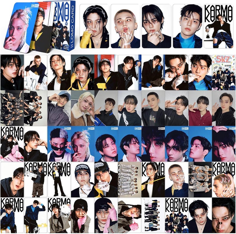 KPOPBTS Stray Kids Karma Photocards 55 PCS Kpop Lomo Card Set, Gift Merch for SKZ Boys and Girls - Image 5