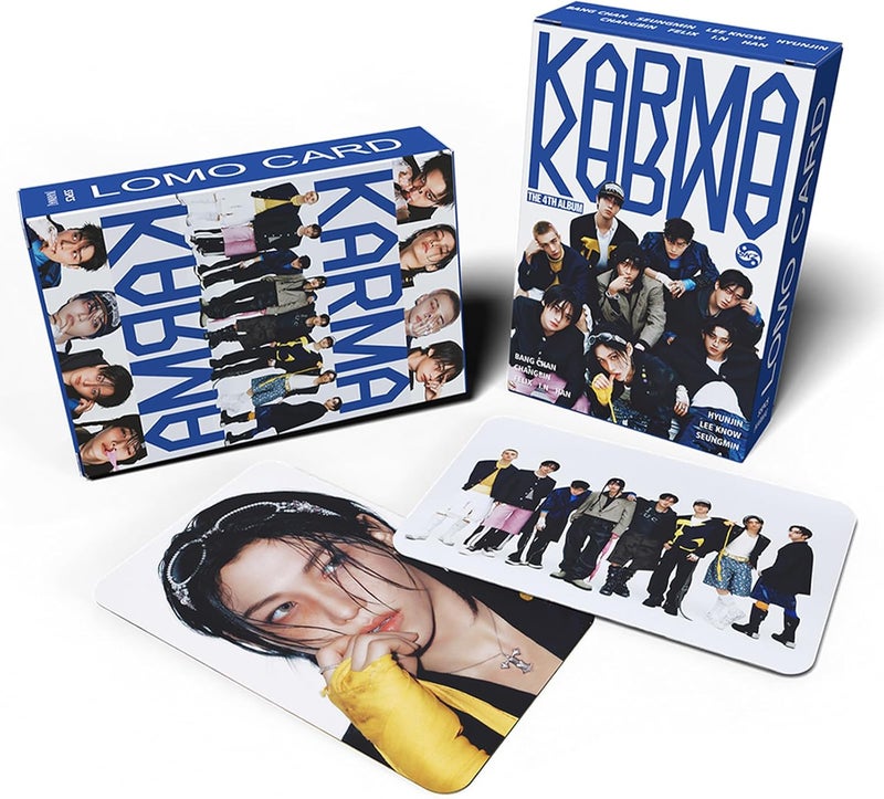 KPOPBTS Stray Kids Karma Photocards 55 PCS Kpop Lomo Card Set, Gift Merch for SKZ Boys and Girls - Image 2
