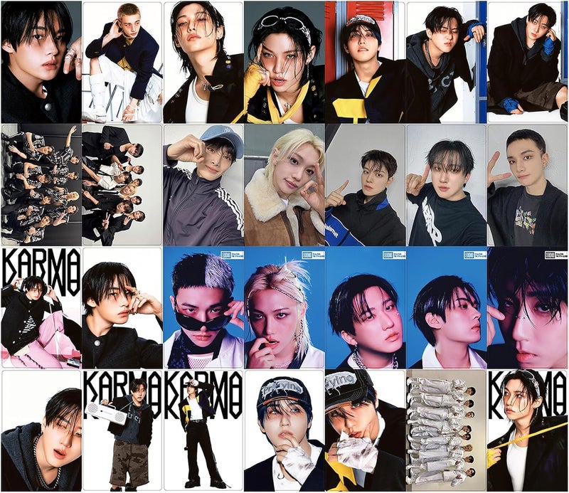 KPOPBTS Stray Kids Karma Photocards 55 PCS Kpop Lomo Card Set, Gift Merch for SKZ Boys and Girls - Image 4