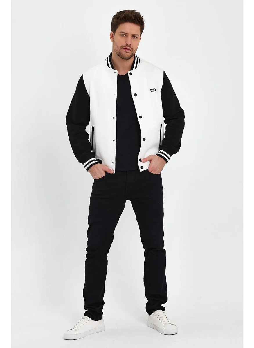 الكسندر جاردي Raised College Jacket Coat E23-623 00