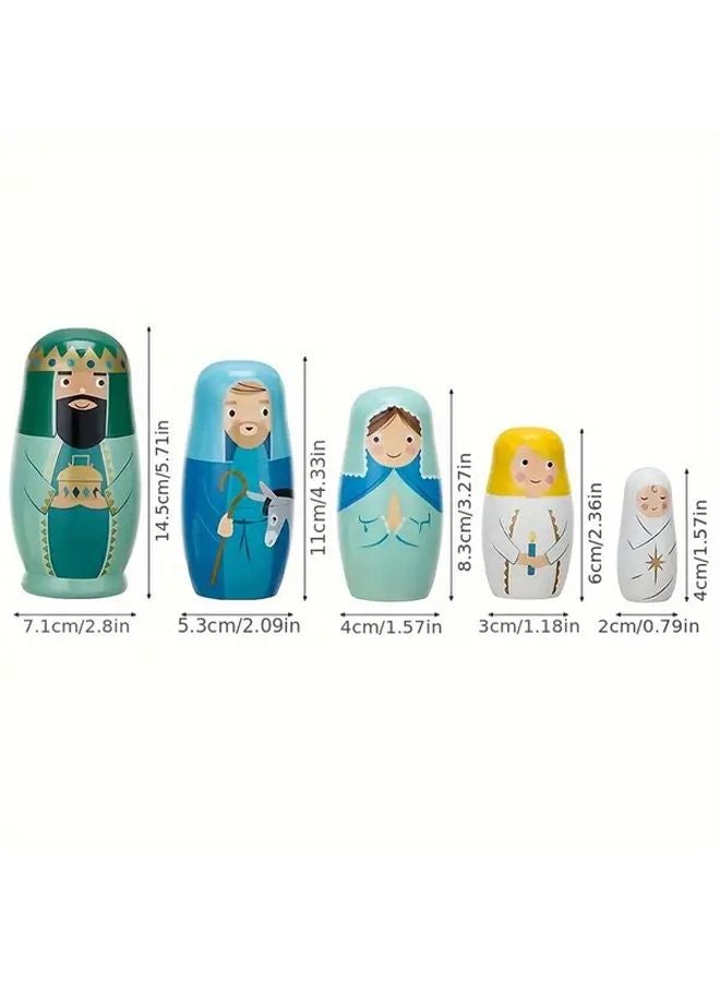 Variant 28 Handmade Nesting Doll Stacking Toy Christmas Halloween Gift - Image 3