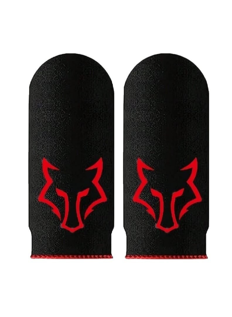 2 Pack Mobile Gaming Finger Sleeves Breathable Absorbent High Sensitivity Comfortable and Thin  - Image 1