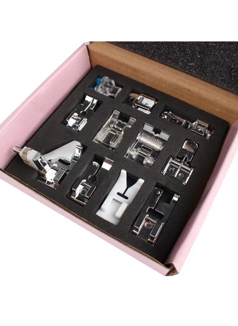 Goolsky 11 Pcs Sewing Machine Presser Feet Set for Low Shank Snap-On Sewing Machine Singer, Brother, Janome, Babylock, Kenmore, Euro-Pro, White, Juki, New Home Sewing Machines  - Image 4