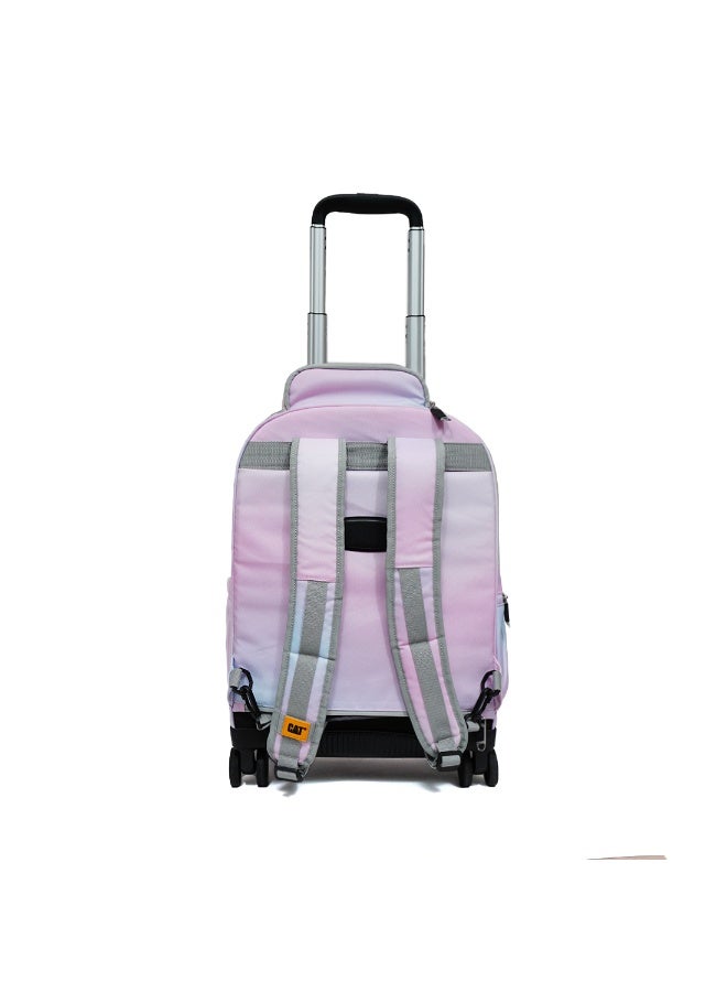CATERPILLAR CAT GearGlide 4-Wheeled Rolling Backpack in Pink Blush - Image 3