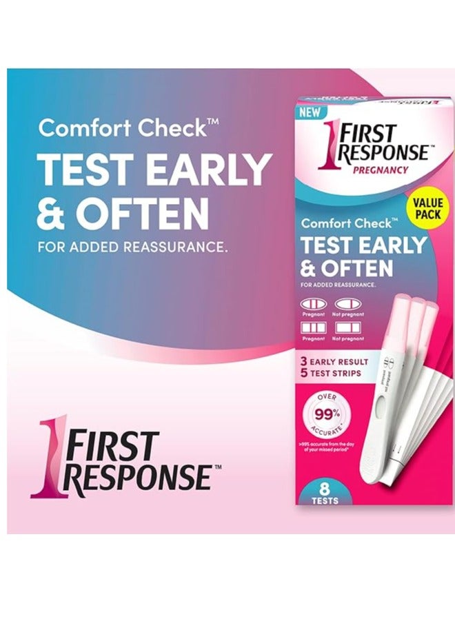 First Response Comfort Check Pregnancy Test, 8 Count - Image 2