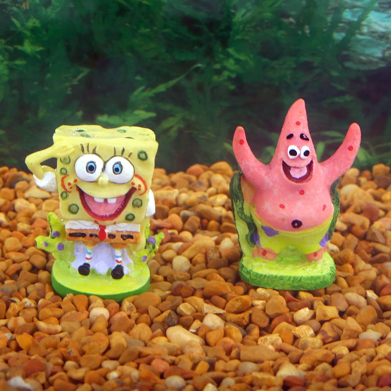Penn Plax Penn-Plax Spongebob & Patrick-SBCP1 Filter Accessory, 1 IN, Multi-Color - Image 2