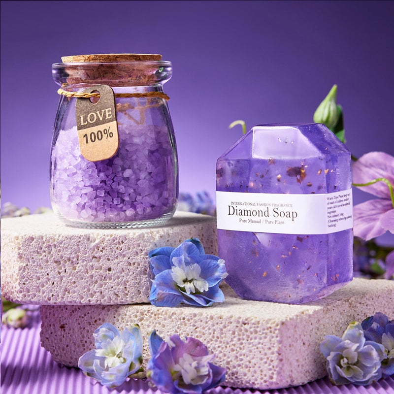 LE CADEAU Valentines Day Gifts for Teacher, Teacher Appreciation Gifts, Easter Mothers Day Christmas Thanksgiving Gift for Teachers, Back to School Gift - Unique Lavender Spa Basket Set for Women - Image 4