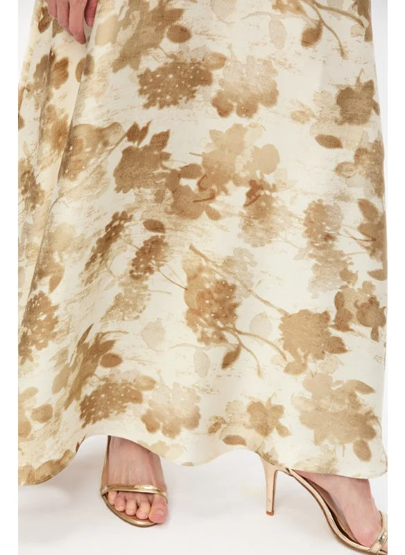 Tenda Floral skirt with a wide fit