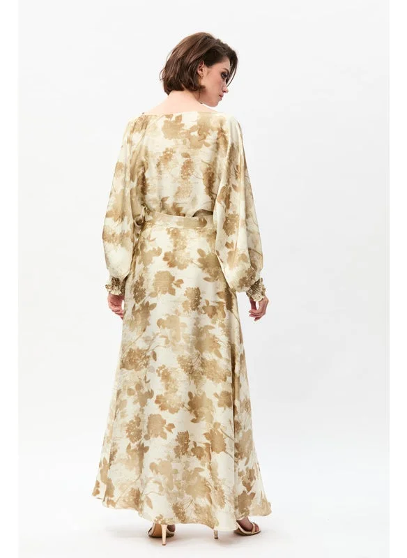 Tenda Floral skirt with a wide fit