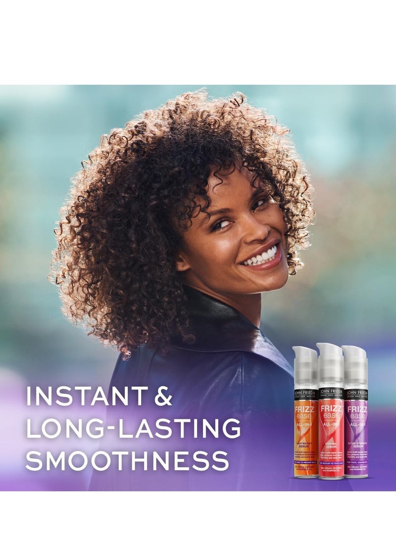 John Frieda Frizz Ease All in 1 Extra Strength Serum 50ml for Thick Coarse Hair  - Image 2