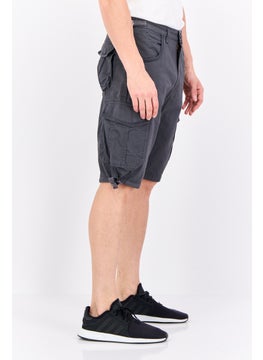 Men Plain Cargo Shorts, Charcoal - pzsku/Z3BC5E4F29861E101FD57Z/45/_/1738678492/25430c6d-05a6-4c17-a2e5-a1ce0a2fb525