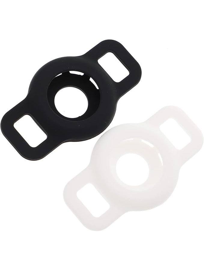 Protective Pet Collar Tracer Cover 2pcs Assorted Color 6.2X3.6X1CM - Image 1