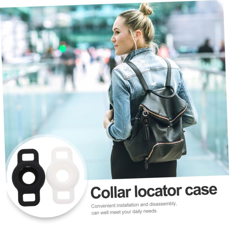 Protective Pet Collar Tracer Cover 2pcs Assorted Color 6.2X3.6X1CM - Image 3
