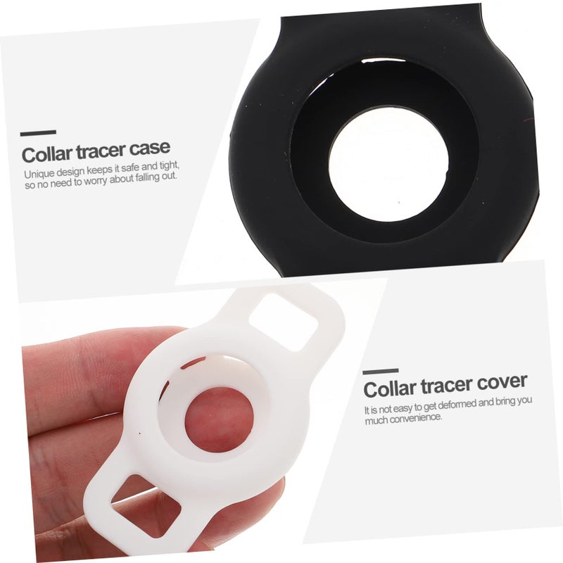 Protective Pet Collar Tracer Cover 2pcs Assorted Color 6.2X3.6X1CM - Image 5