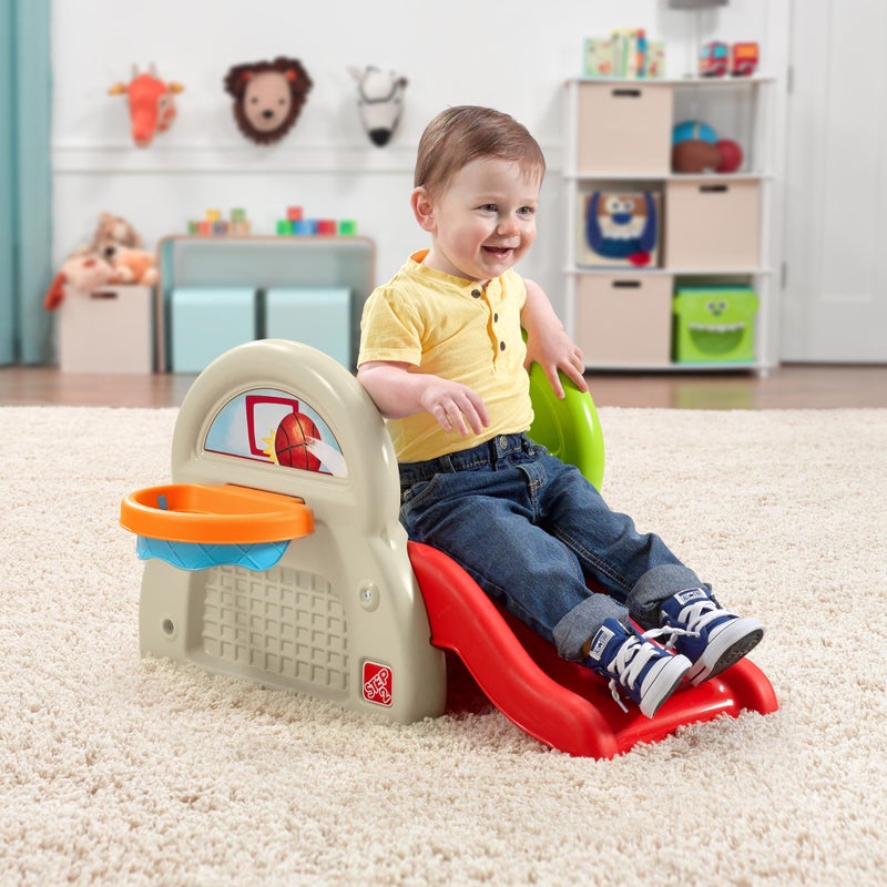 Step2 Sports-Tastic Activity Center, Toddler Sports Playset, Indoor/Outdoor Slide, Play Gym Includes Bat & Balls, Made of Durable Plastic, For Toddlers 1+ Years Old - Image 3