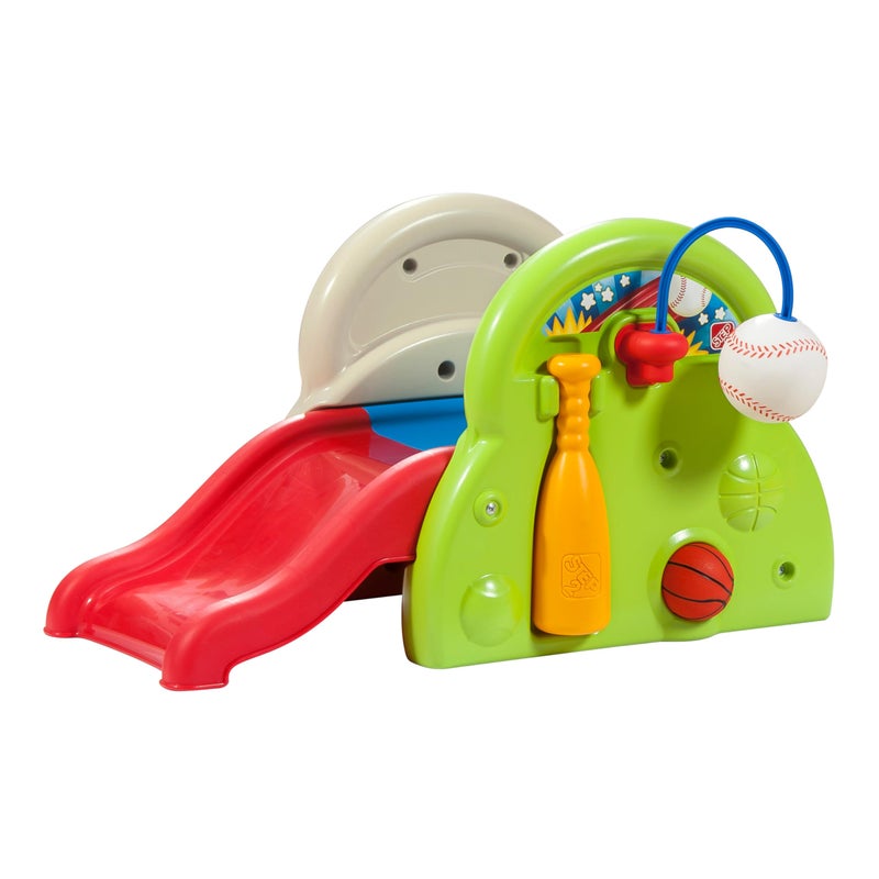 Step2 Sports-Tastic Activity Center, Toddler Sports Playset, Indoor/Outdoor Slide, Play Gym Includes Bat & Balls, Made of Durable Plastic, For Toddlers 1+ Years Old - Image 1