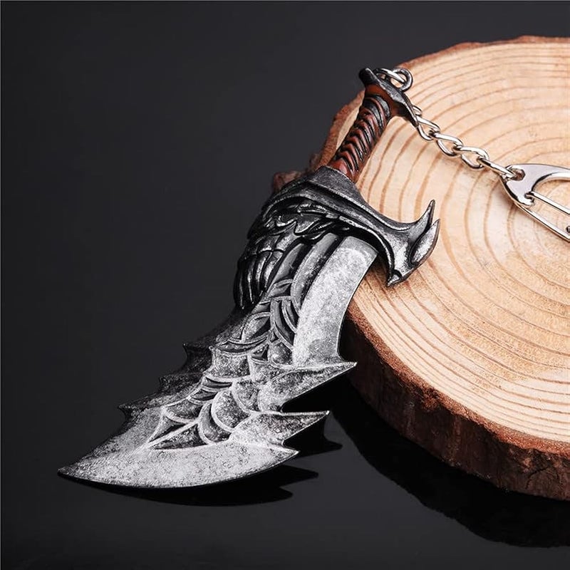 SONGCHANGJEWELRY Game God of War Keychains - Kratos Blades of Chaos Cosplay Metal Keychain - Blades of Chaos Gifts Men Teens - Image 5
