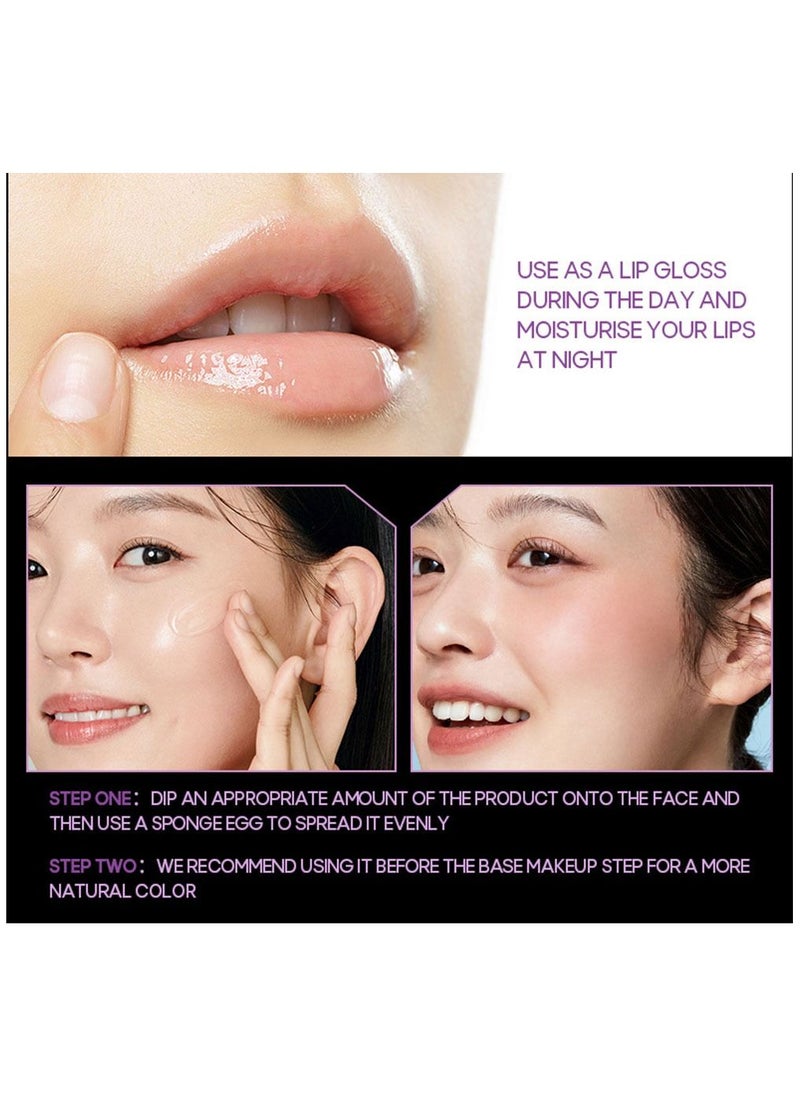 DEROL Transparent Planet Lips And Blush Glassy Multi Balm  - Image 4