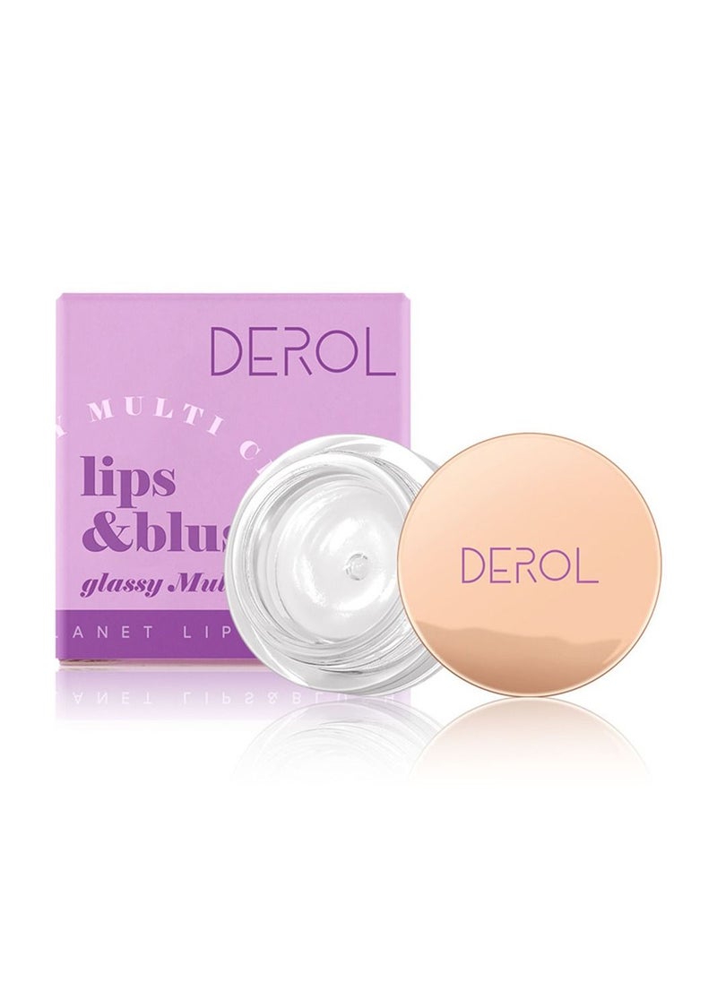 DEROL Transparent Planet Lips And Blush Glassy Multi Balm  - Image 1