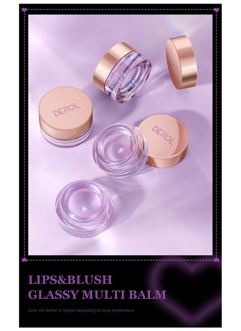 DEROL - Transparent Planet Lips And Blush Glassy Multi Balm - Image 1