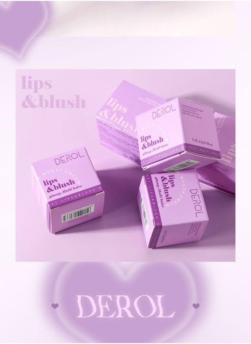 DEROL - Transparent Planet Lips And Blush Glassy Multi Balm - Image 1