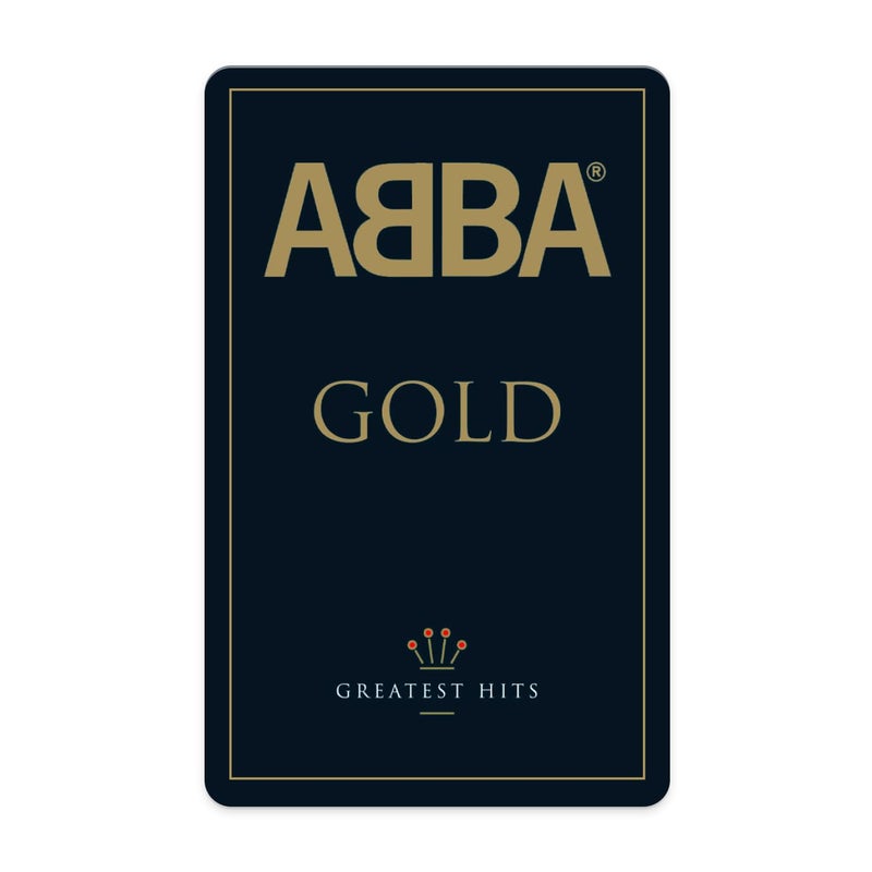 Yoto ABBA Gold - Kids Audio Card for Use with Player & Mini Allâ€“inâ€“1 Audio Player, Screenâ€“Free Listening with Fun Festive Music for Playtime Travel & Holiday Parties, All Ages - Image 1
