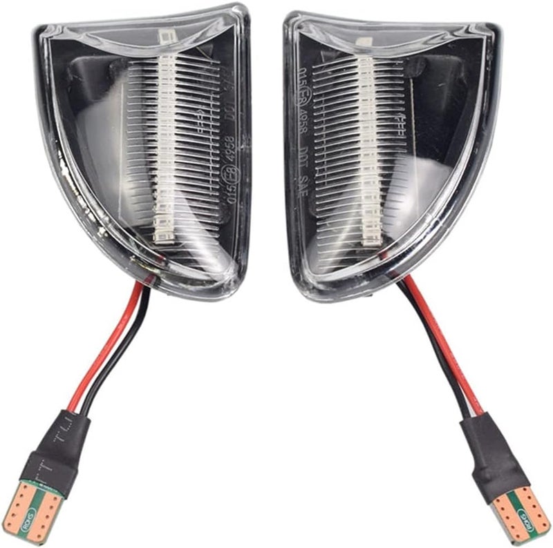 DEMULAX Smoked Lens Amber Dynamic Side Marker Lights - Image 1