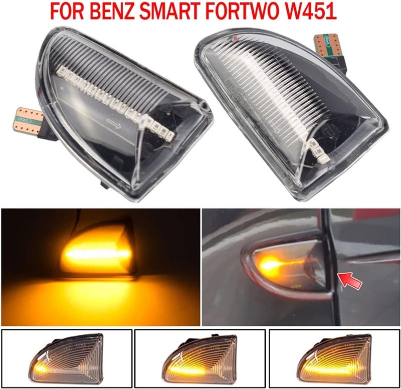 DEMULAX Smoked Lens Amber Dynamic Side Marker Lights - Image 4